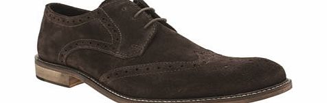 Ikon Dark Brown Poster Pace Brogue Shoes