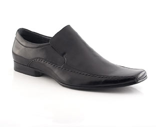 Ikon Leather Slip On Formal Shoe - Sizes 13-14