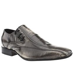 Ikon Male Indiana 3 Eye Side Lace Leather Upper in Grey