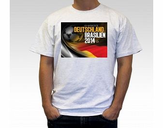 Supporting Germany Ash Grey T-Shirt Small ZT