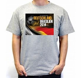 Supporting Germany Grey T-Shirt Large ZT