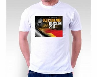Supporting Germany White T-Shirt Medium ZT