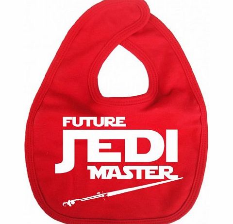 Image is Everything - Future Jedi Master - Baby, Toddler, Feeding Bib, Red