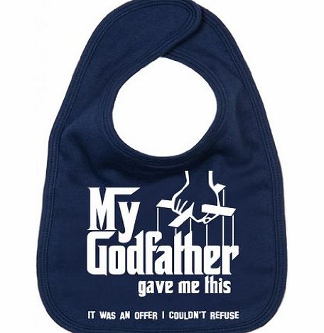 Image is Everything - My Godfather gave me this... - Baby, Toddler, Feeding Bib, Navy