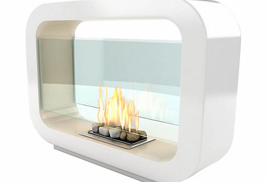 Imagin Oblosk Bioethanol Fireplace, White