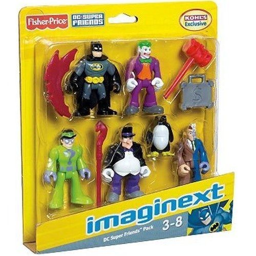 Imaginext DC Super Friends Pack Batman etc to go with batcave