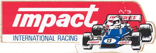 International Racing Sticker (14cm x 5cm)