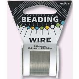 Beading Wire, 28 Gauge - Silver