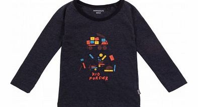 Kid Forever multicoloured drawings T-shirt