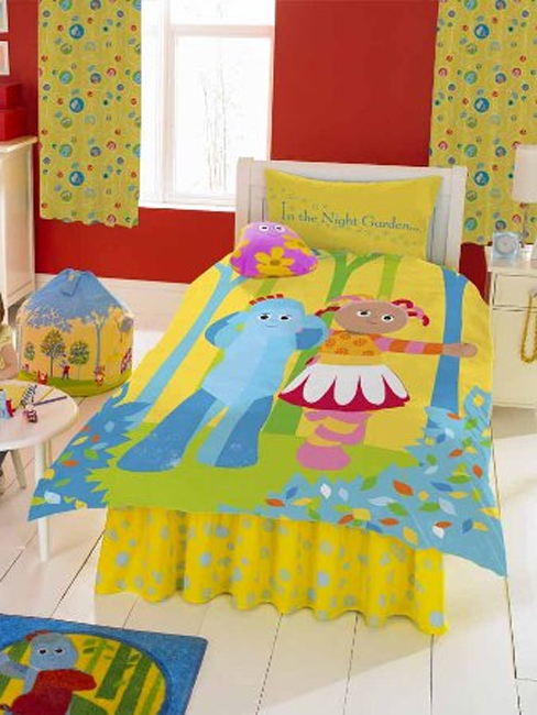 In the Night Garden `n The Woods`Single Duvet Cover and Pillowcase Bedding