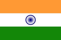 India Paper Flag 150mm x 100mm (PK 6)