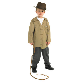 Indiana Jones Hat, Shirt and Whip