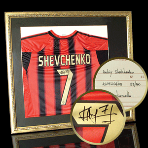 INF 2004 Shevchenko signed AC Milan home shirt