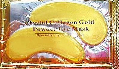 Infinitive Beauty - 5 x Pack New Crystal 24K Gold Powder Gel Collagen Eye Mask Masks Sheet Patch, Anti Ageing Aging, Remove Bags, Dark Circles amp; Puffiness, Skincare, Anti Wrinkle, Moisturising, Mo