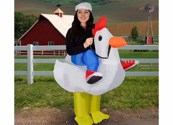 Inflatable Chicken Costume for Adults