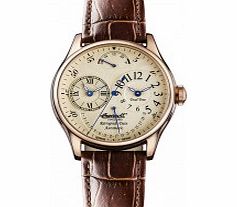 Ingersoll Mens Ragtime Brown Leather Strap