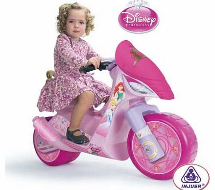 Injusa Disney Princess 6 Volt Scooter Dragon - Pink
