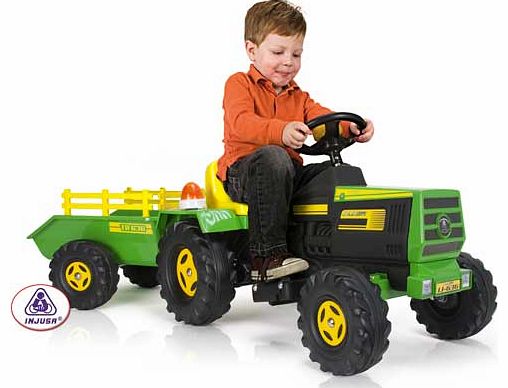 Injusa Tractor and Trailer with Light and Sounds 6V