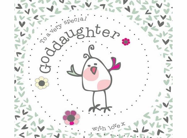 Inner Circle Special Goddaughter Card - Perfect as a birthday or christening card
