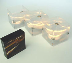 Innermost Shimmer Tea Light Holder Set of 3