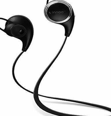 Innoo Tech Bluetooth Headphones Innoo Tech QY10 Update QY9 V4.1 Wireless Sport Headset Stereo Earbuds Sweatproof In-Ear Noise Cancelling Earphones with Mic APT-X Compatible with iPhone 6 6 plus 5S 4S Galaxy S6 S