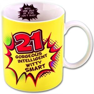 Inside Out 21st Birthday Mug