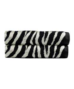 Collection Animal Print Pair of Bath Towels