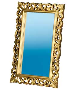 Inspire Collection Rococo Ornate Mirror - Gold