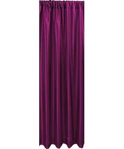 Inspire Satin Blackcurrant Lined Curtains - 46 x