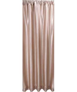 Satin Champagne Lined Curtains - 46 x 72