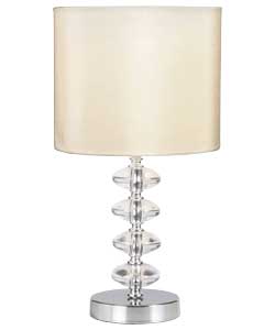 Inspire Spiro Ivory Table Lamp