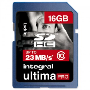 Integral 16GB Ultima Pro SDHC 23 MB/s - Class 10