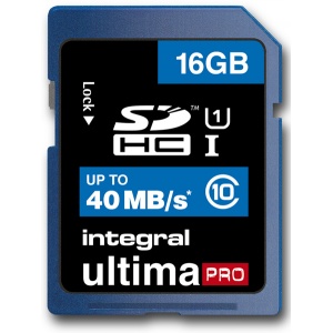 16GB Ultima Pro SDHC 40 MB/s - Class 10