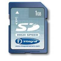 INTEGRAL 1GB 80X SECURE DIGITAL CARD