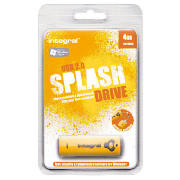 Integral 4GB Splash USB drive - Yellow