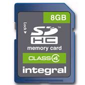 Integral 8GB SDHC Memory Card Class 4