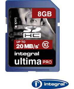 Integral CL 10 8GB SDHC Memory Card