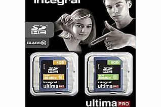 Integral Ultima SDHC Class 10 Memory Card, 8GB  