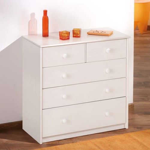 Inter Link SA Interlink Cami White Painted Pine 32 Drawer Chest