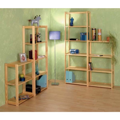Interlink Meghan Solid Pine Bookcase Set