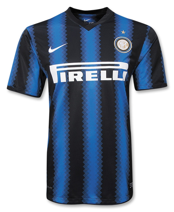 Inter Milan Nike 2010-11 Inter Milan Home Nike Football Shirt