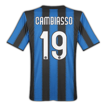 Inter Milan Nike 2010-11 Inter Milan Nike Home Shirt (Cambiasso 19)