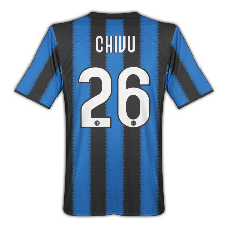 Nike 2010-11 Inter Milan Nike Home Shirt (Chivu 26)