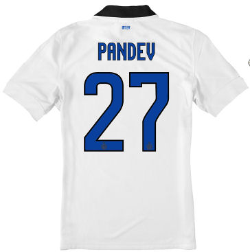 Nike 2011-12 Inter Milan Nike Away Shirt (Pandev 27)
