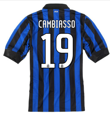 Nike 2011-12 Inter Milan Nike Home Shirt (Cambiasso 19)