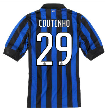 Inter Milan Nike 2011-12 Inter Milan Nike Home Shirt (Coutinho 29)