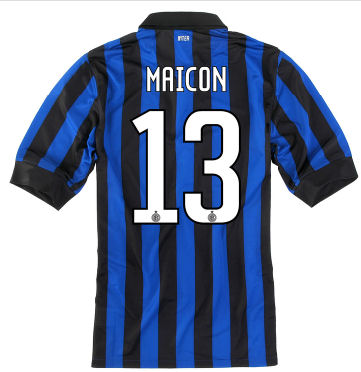 Inter Milan Nike 2011-12 Inter Milan Nike Home Shirt (Maicon 13)