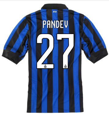 Nike 2011-12 Inter Milan Nike Home Shirt (Pandev 27)