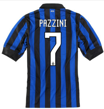 Inter Milan Nike 2011-12 Inter Milan Nike Home Shirt (Pazzini 7)