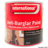 International Black Anti-Burglar Paint 2.5Ltr